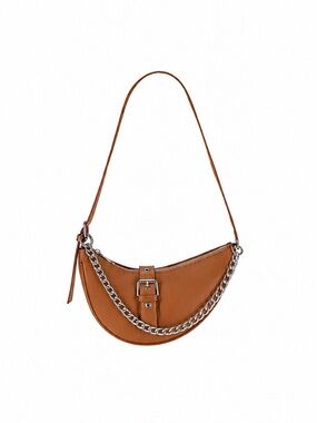 NWT Superdown Jade Faux Leather Crescent Shoulder Purse Buckle